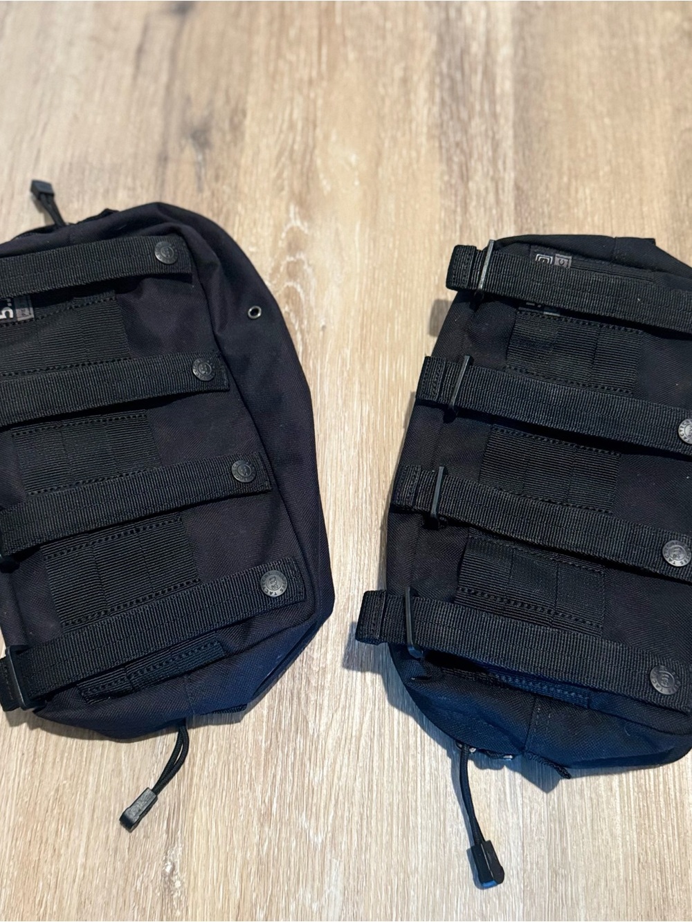 Lot of 2 5.11 Brand Black MOLLE Tactical Utility Bag